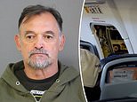 PICTURED: California retiree, 57, who fled moving United plane through emergency exit window