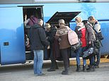 Women, children and the elderly are FINALLY evacuated from Mariupol steel plant