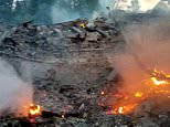 Dozens feared dead after bomb hits school in Luhansk