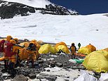 Russian climber dies on Mount Everest after falling ill while acclimatising at camp below the summit