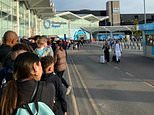 Queues at Manchester and Birmingham Airport: Holidaymakers complain of long queues this morning