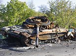 A graveyard for tanks: Hundreds of Vladimir Putin’s mangled military vehicles are rusting