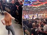 MMA fan suffers BRUTAL fall after foolish attempt to storm octagon at UFC 274