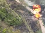 Ukraine war: New footage shows Russia’s latest-gen T-90M tank being destroyed