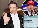 Elon Musk says he will REVERSE Trump’s permanent Twitter ban&nbsp;