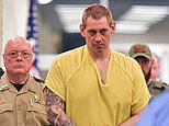 Casey White appears in court in cuffs and shackles as police release footage of the final moments