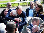 Touching moment Prince William hugs emotional man during Scotland visit
