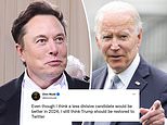 Elon Musk says Trump SHOULDN’T run for president in 2024 but will get his Twitter back