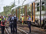 Knifeman stabs and slashes five on German train in ‘Islamic extremist’ act before hero cop steps in