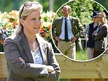 Sophie Wessex and Prince Edward arrive for Royal Windsor Horse Show with their daughter Lady Louise