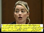 Entries from Amber Heard and Johnny Depp’s shared diary are shown to defamation trial