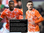 Blackpool’s Marvin Ekpiteta apologises for historical homophobic social media posts