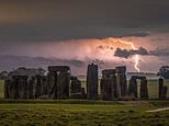 A flashy display: Violent thunderstorms signal a dramatic end to the mini-heatwave
