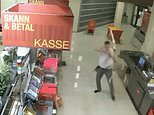 Terrifying moment bow and arrow killer begins rampage that killed five in Norwegian supermarket