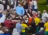 Port Vale fans attack Swindon players in pitch invasion after League Two playoff semi-final