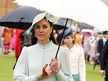 Kate Middleton is radiant in mint green custom-made gown at Buckingham Palace garden party