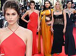 Kaia Gerber, Kylie Minogue, Izabel Goulart and a VERY pregnant Adriana Lima lead the red carpet