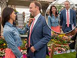 Ex-health secretary Matt Hancock visits Chelsea Flower Show with lover Gina Coladangelo