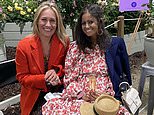 Dame Deborah James visits Chelsea Flower Show stall to see rose named after her