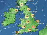 UK weekend weather: Temperatures in London are set to fall to 14C on Sunday