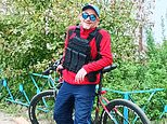 Ukrainian man, 45, escapes the ‘new Mariupol’ by cycling 50 miles