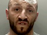Moment thug punches and kicks father-of-three taxi driver more than 30 times to put him in a coma