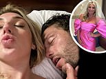 Ex-England striker Andy Carroll pictured on a bed with bar boss ahead of wedding to Billi Mucklow