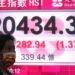 Asian shares mixed after Wall St barely misses bear market