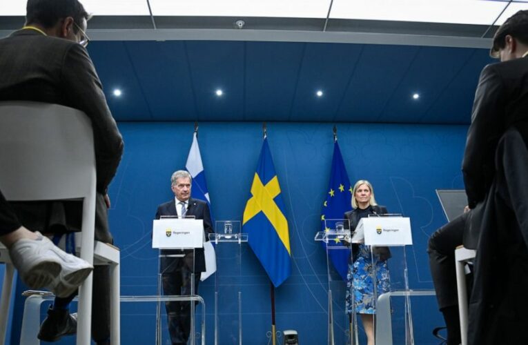 NATO chief hails ‘historic moment’ as Finland, Sweden apply