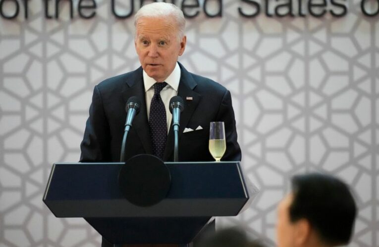 Biden tendng to business in SKorea visit with Hyundai exec