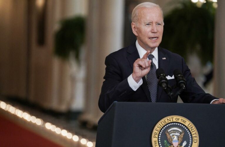 Biden called for a ban on assault weapons and more reforms in the wake of mass shootings, urging Congress to ‘finally do something’