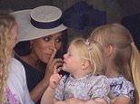 Platinum Jubilee: Meghan Markle cheekily puts finger to lips and tells young royals to be quiet