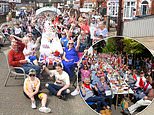 Revellers raise glass to Queen with street parties continuing into the night for Platinum Jubilee