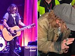 Johnny Depp jokes with child about finger Amber Heard ‘severed’ while hundreds of fans mob the star