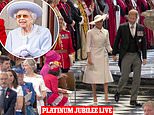Platinum Jubilee latest: Harry and Meghan attend St Paul’s Cathedral service, Queen pulls out