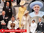 Platinum Jubilee latest: Harry and Meghan attend St Paul’s Cathedral service, Queen pulls out