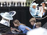 Royal fans go wild over moment Princess Charlotte sneaked a look into Camilla’s handbag
