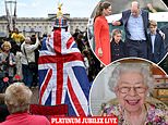 PLATINUM JUBILEE LIVE: Queen watching Epsom Derby in ‘comfy clothes’ William and Kate in Cardiff