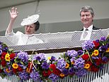 Princess Zara, Peter Phillips and Princess Anne lead the Royals at Epsom after Queen pulled out