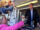 Prince Edward shows off his barman skills serving a pint of Guinness in Northern Ireland visit