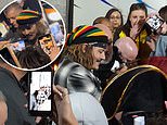Johnny Depp is mobbed by fans in Manchester after latest gig – after his $15M lawsuit win
