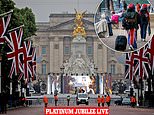 PLATINUM JUBILEE LIVE: Colourful floats are ready to go for Queen’s &pound;15m street pageant