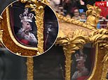Platinum Jubilee 2022: Hologram Queen smiles and waves from Gold State Coach