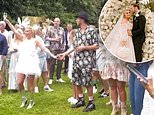 Andy Carroll and bride Billi Mucklow host Coachella-style wedding party