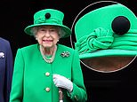 Queen’s opted for a ‘mourning’ black hat pin at Platinum Jubilee balcony appearance