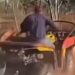 Horrific video of moment a man at Mt Isa runs into and then DRIVES OVER a bull on a quadbike