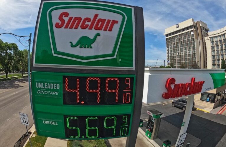 Gas prices close in on $5 a gallon in US, hit record in UK
