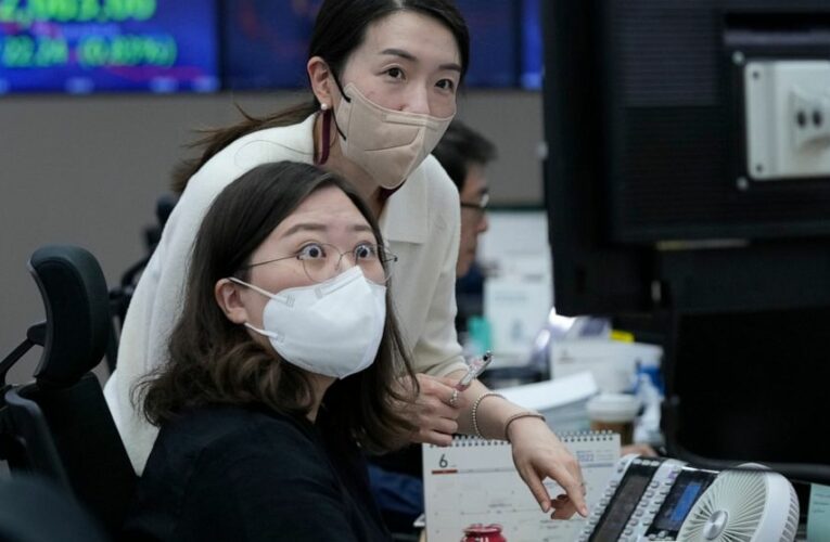 Global shares mixed amid rate hike, COVID, oil price worries