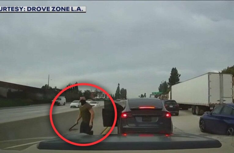 California Tesla driver caught on video in suspected road rage attack arrested.