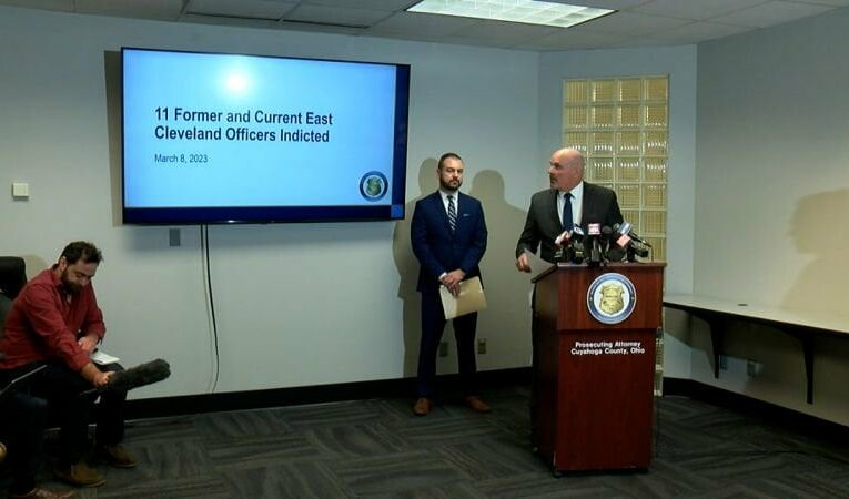 11 current and former East Cleveland police officers indicted after ‘appalling’ behavior caught on video, prosecutor says